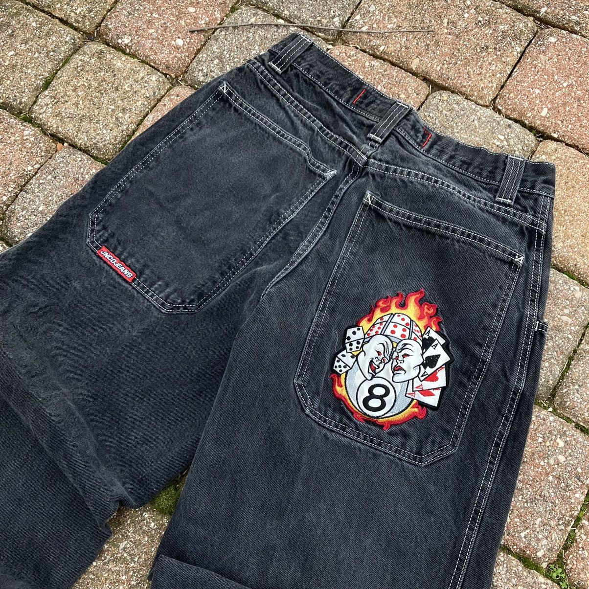 JNCO Vintage JNCO Jeans Wide Leg Baggy Y2K 90s 2000s Flame Hardy Size US 32 / EU 48 - 3 Thumbnail