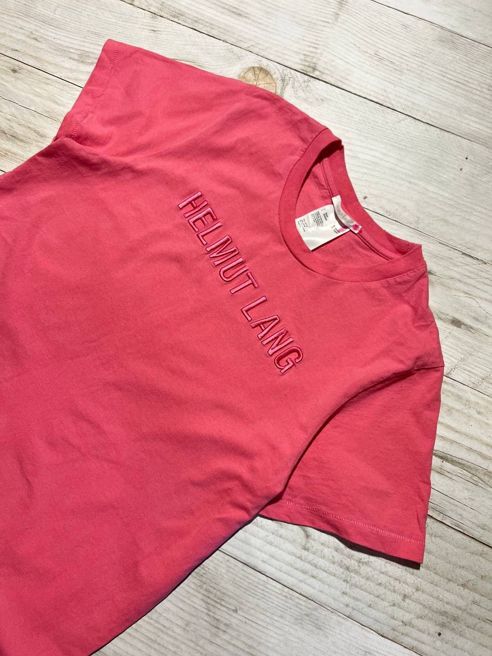 Helmut Lang Helmut Lang T-Shirt Big Logo Y2K Size US L / EU 52-54 / 3 - 1 Thumbnail