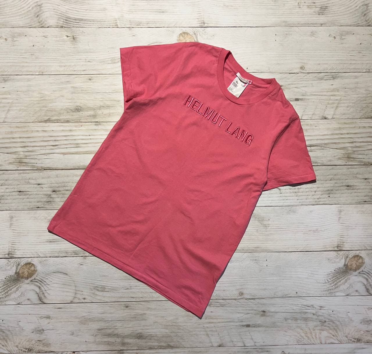 Helmut Lang Helmut Lang T-Shirt Big Logo Y2K Size US L / EU 52-54 / 3 - 2 Thumbnail