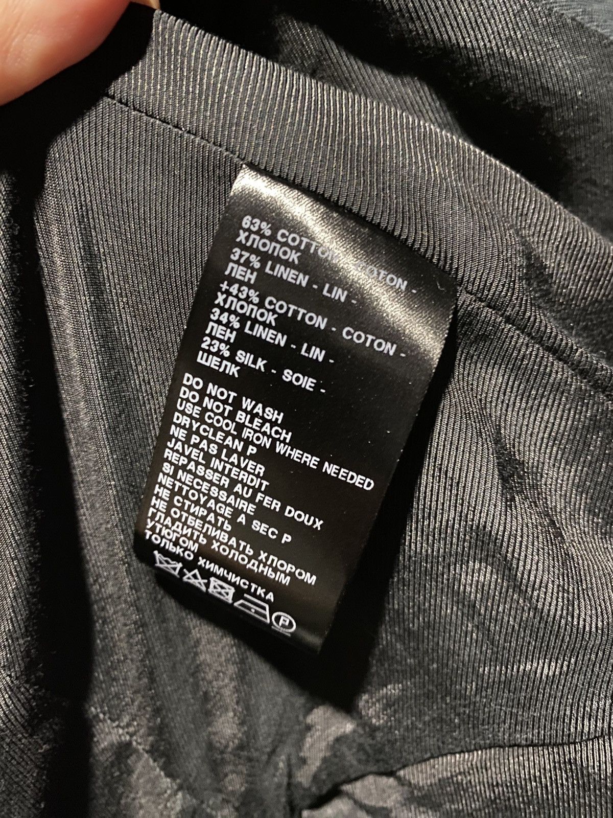 Ann Demeulemeester SS2012 Show piece Size US S / EU 44-46 / 1 - 8 Thumbnail