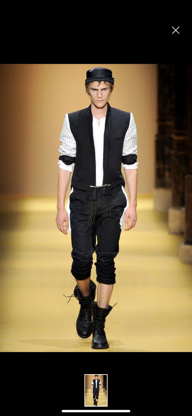 Ann Demeulemeester SS2012 Show piece Size US S / EU 44-46 / 1 - 7 Thumbnail