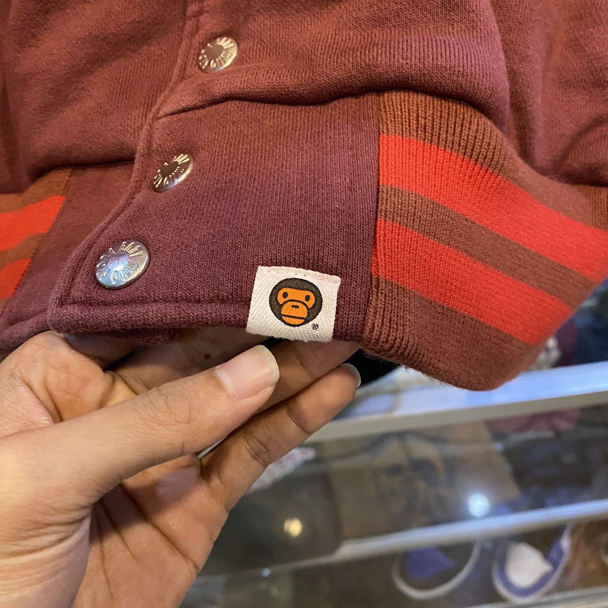 Bape F/W 2006 Baby Milo Varsity Jacket Size US M / EU 48-50 / 2 - 13 Thumbnail