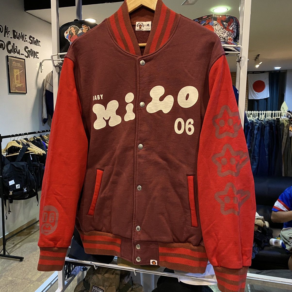 Bape F/W 2006 Baby Milo Varsity Jacket Size US M / EU 48-50 / 2 - 3 Thumbnail