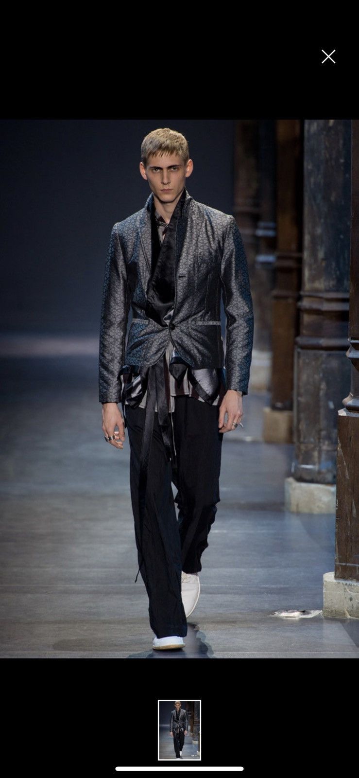 Ann Demeulemeester SS2013 Show piece Size US M / EU 48-50 / 2 - 7 Thumbnail