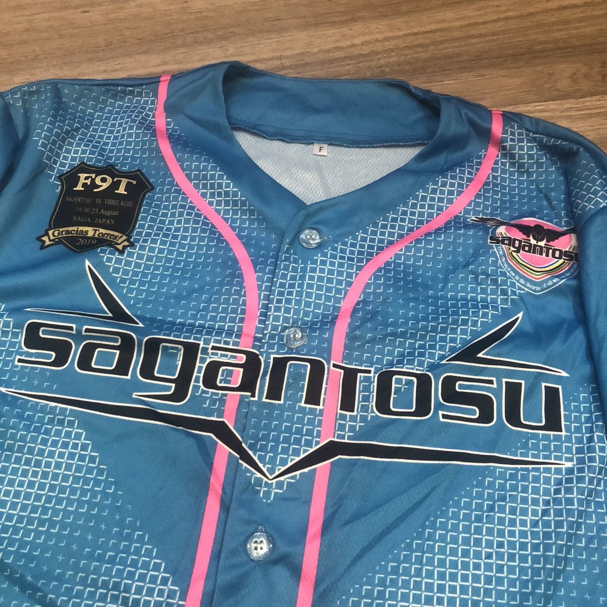 Japanese Brand Sagantosu Fernando Torres farewell baseball jersey Size US L / EU 52-54 / 3 - 3 Thumbnail
