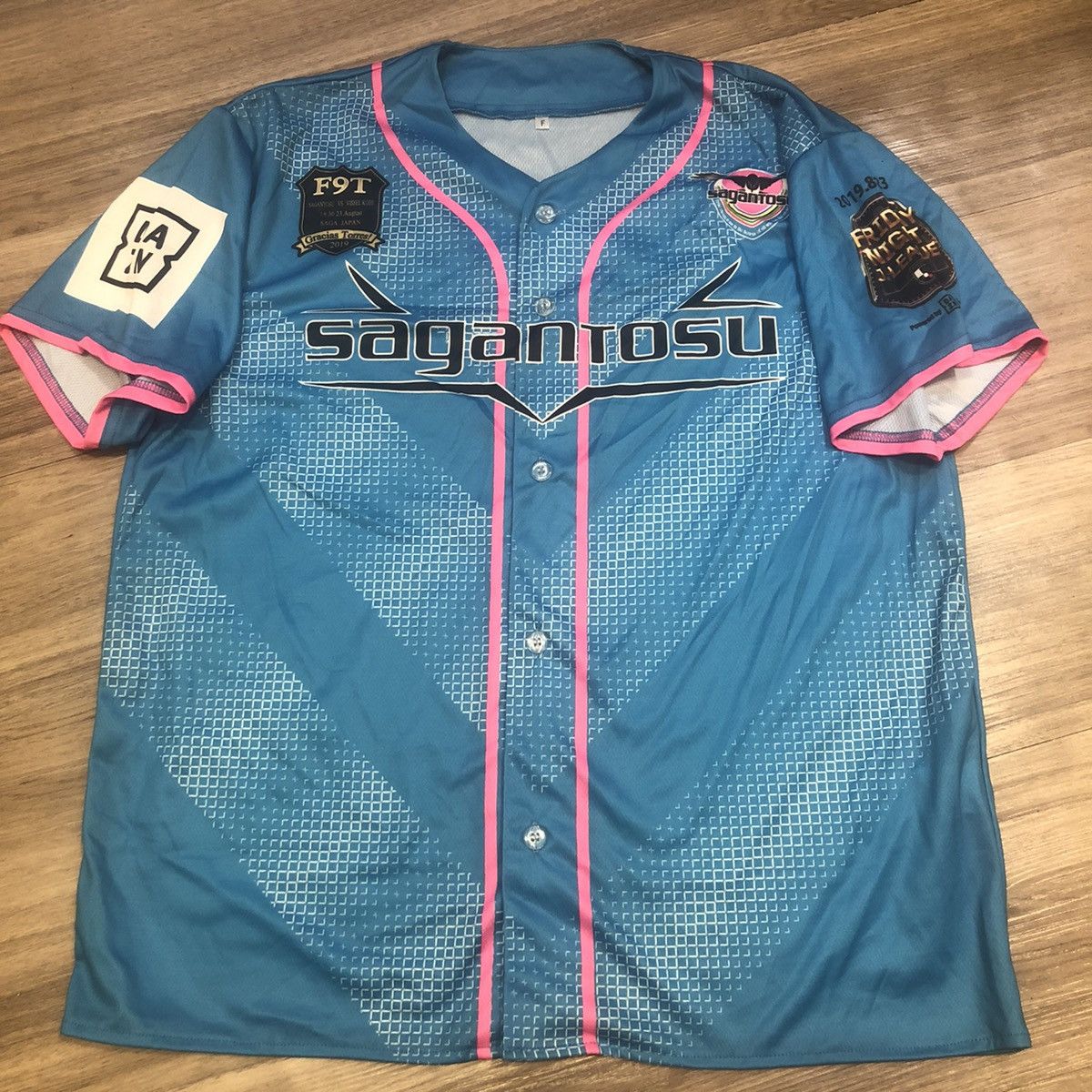 Japanese Brand Sagantosu Fernando Torres farewell baseball jersey Size US L / EU 52-54 / 3 - 1 Thumbnail