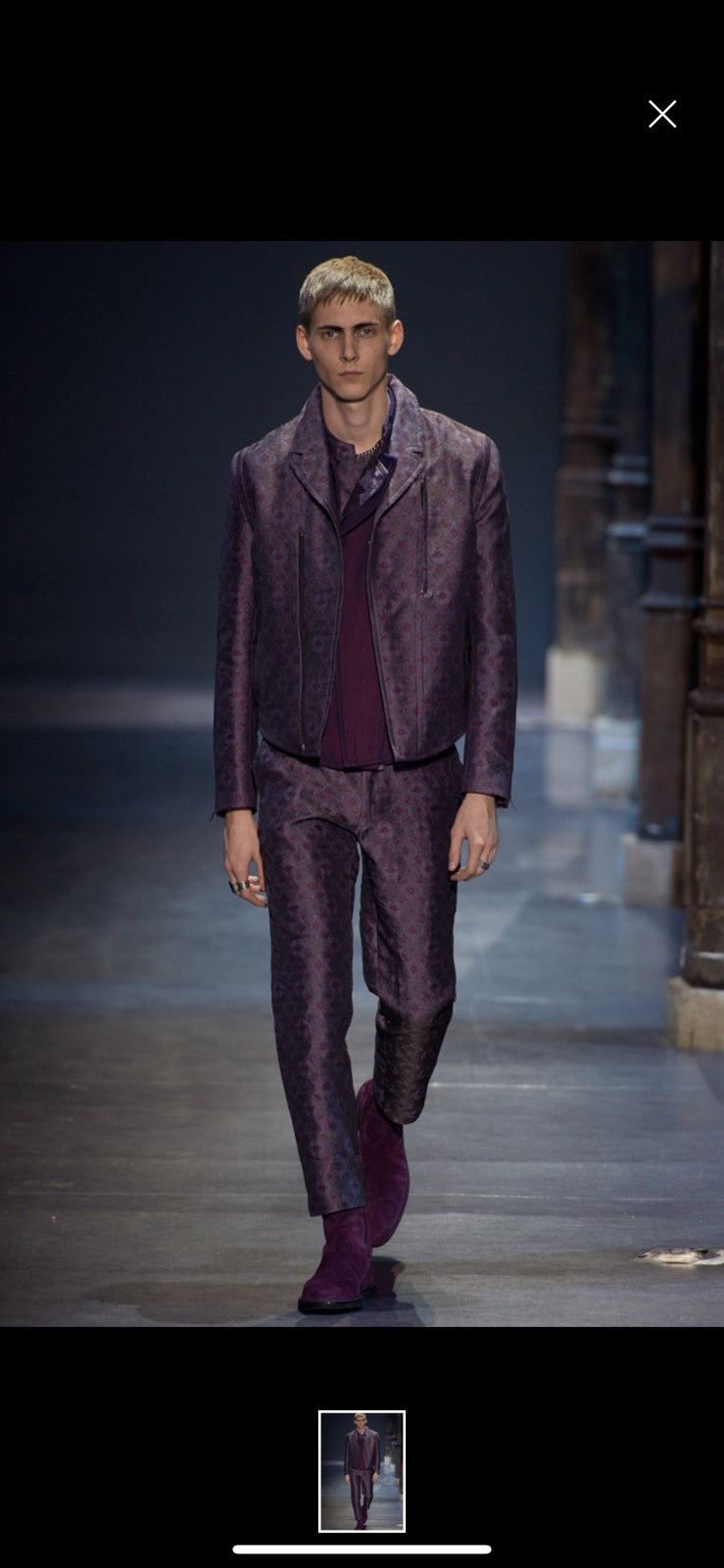 Ann Demeulemeester SS2013 show piece in different fabric Size US M / EU 48-50 / 2 - 9 Thumbnail