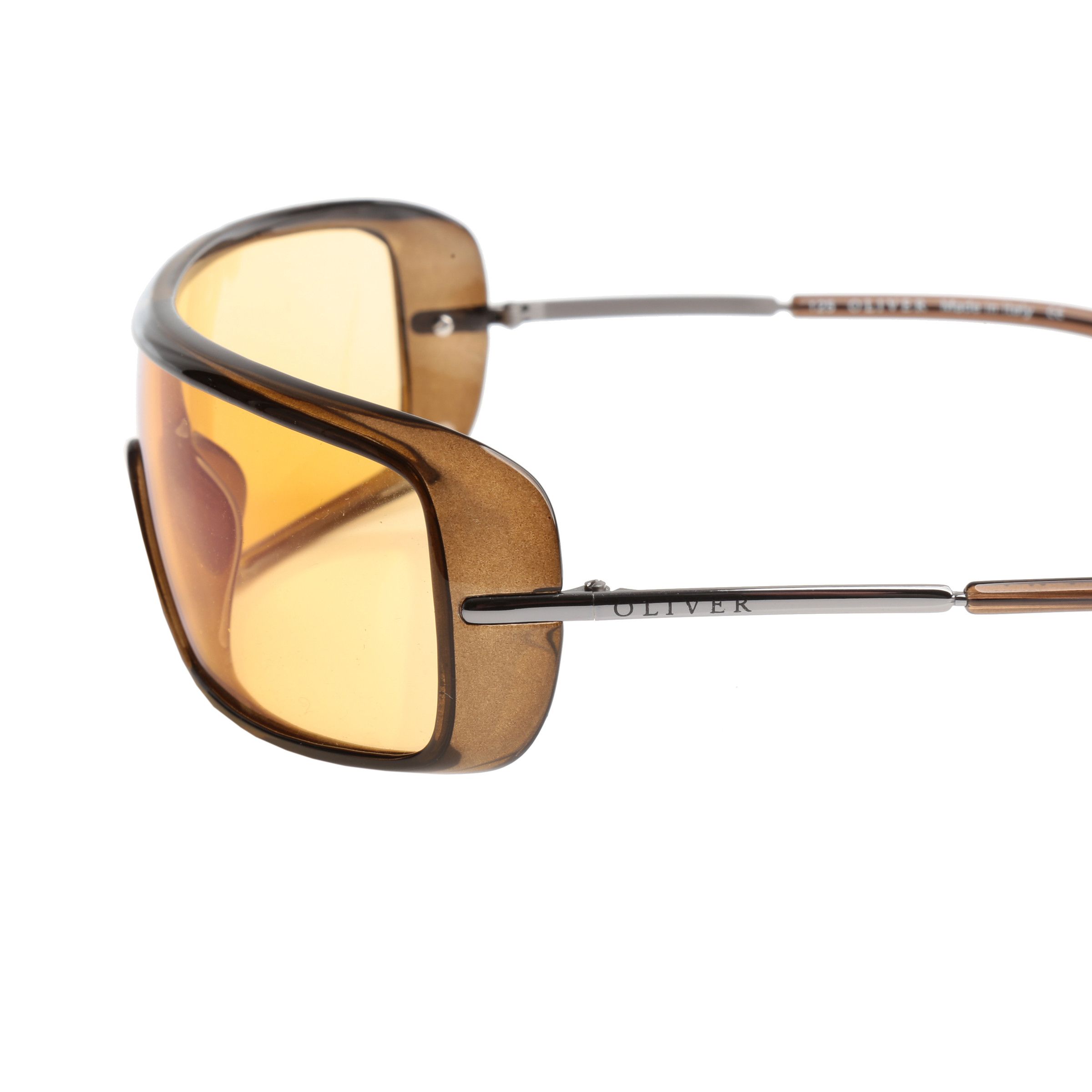 Valentino Oliver by Valentino 90's Transparent Brown Sunglasses Size ONE SIZE - 3 Thumbnail