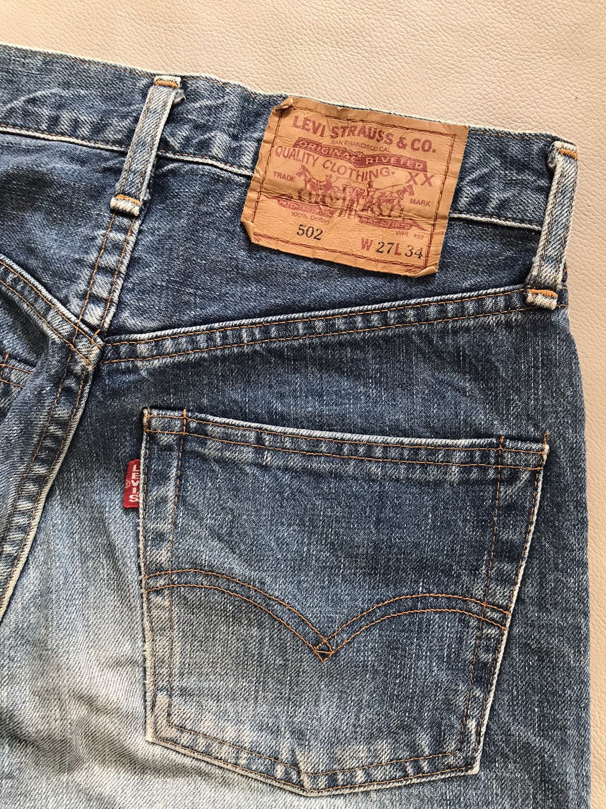 Levi's Levis 502 BIG E SELVEDGE JEAN Size 27" / US 4 / IT 40 - 10 Thumbnail