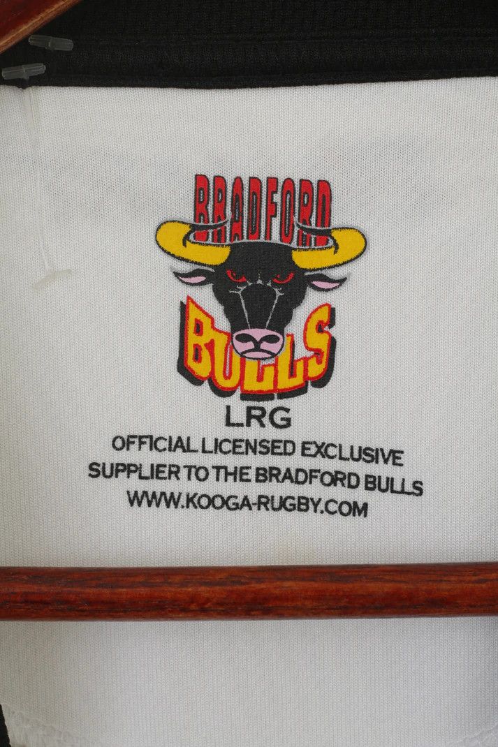 Vintage Bradford Bulls Official Men L Shirt White Rugby 0571 Size US L / EU 52-54 / 3 - 4 Thumbnail