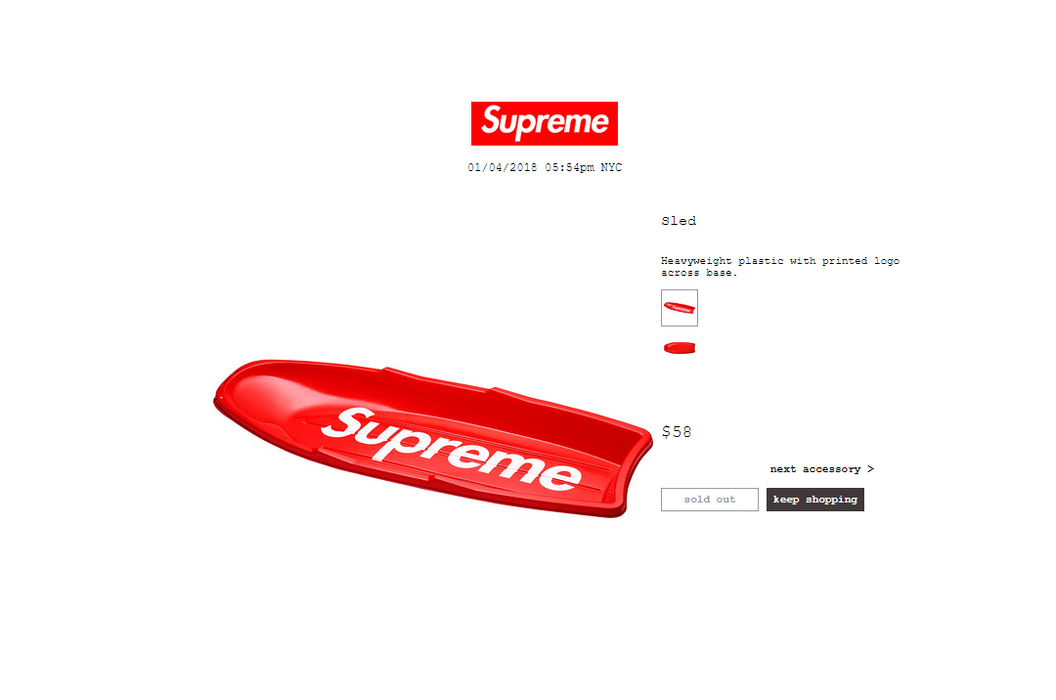 Supreme sled shop