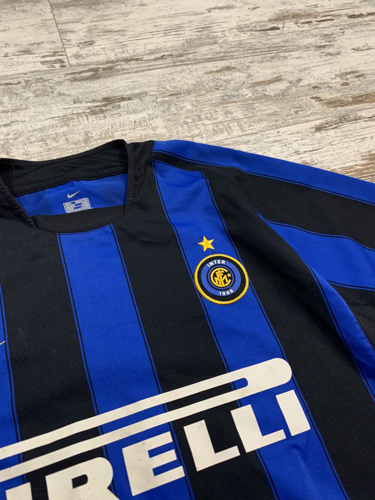 Nike Nike inter vintage soccer Jersey martins 90s L firelli drill Size US L / EU 52-54 / 3 - 13 Thumbnail