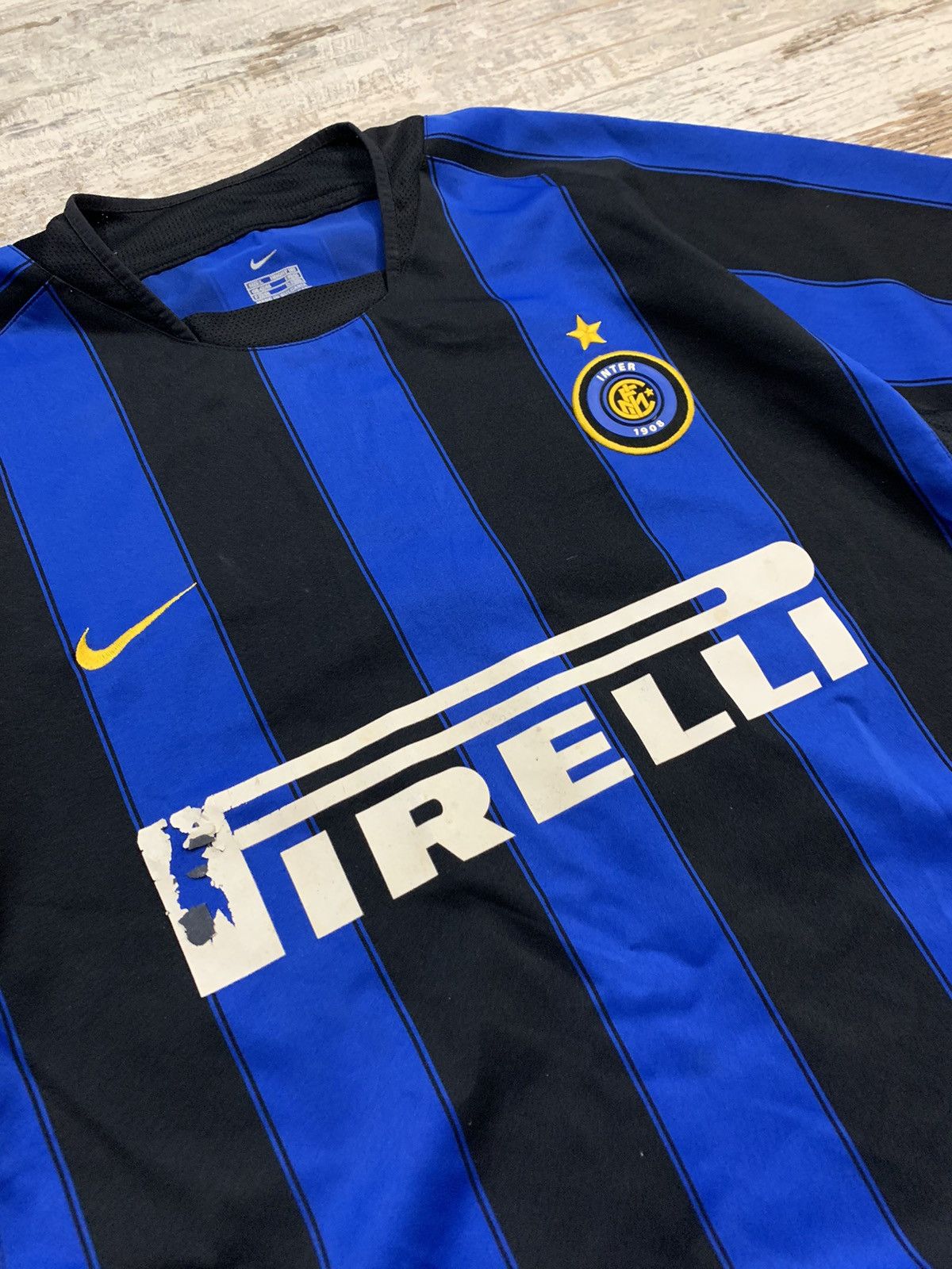 Nike Nike inter vintage soccer Jersey martins 90s L firelli drill Size US L / EU 52-54 / 3 - 11 Thumbnail
