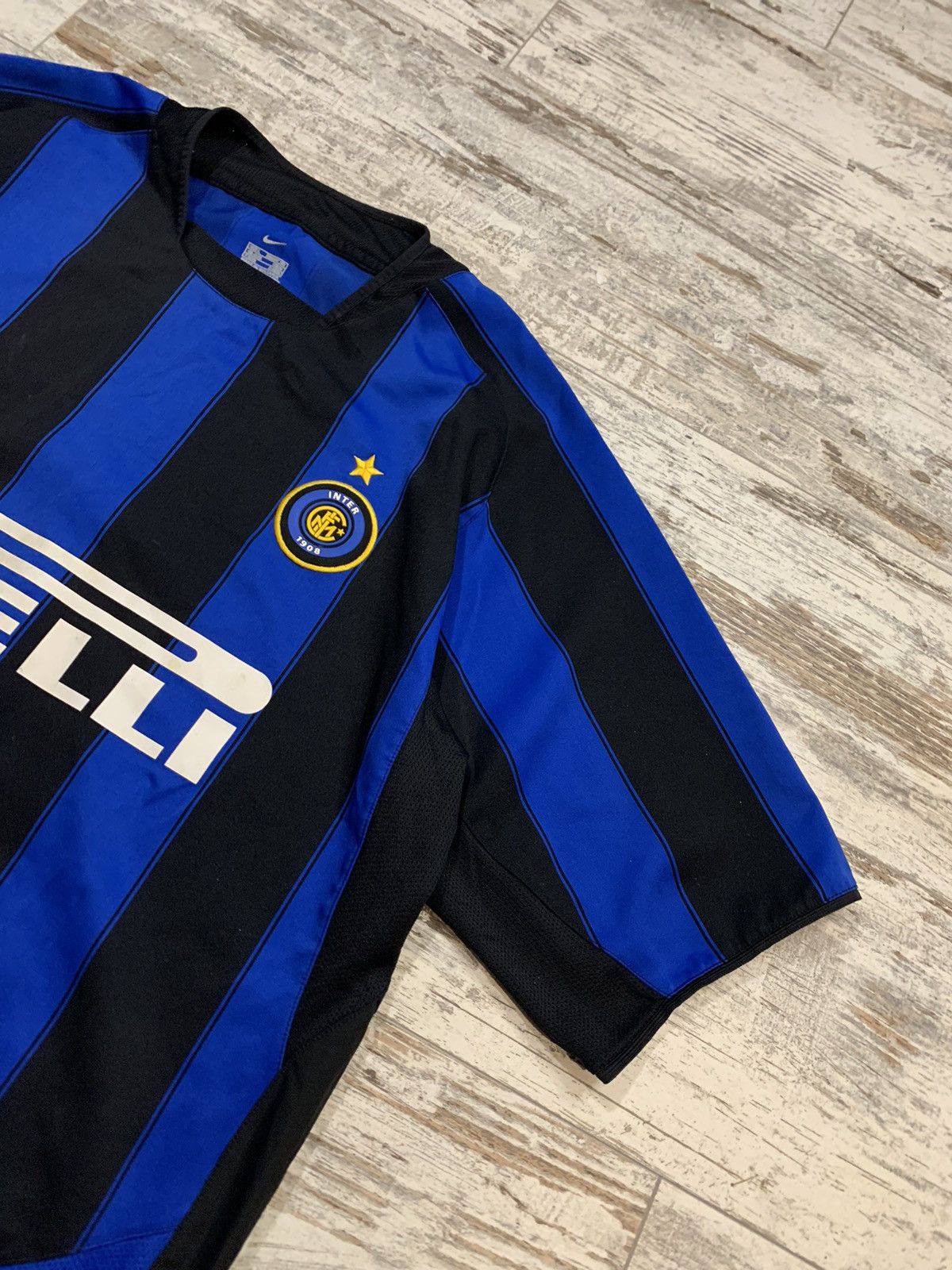 Nike Nike inter vintage soccer Jersey martins 90s L firelli drill Size US L / EU 52-54 / 3 - 14 Thumbnail