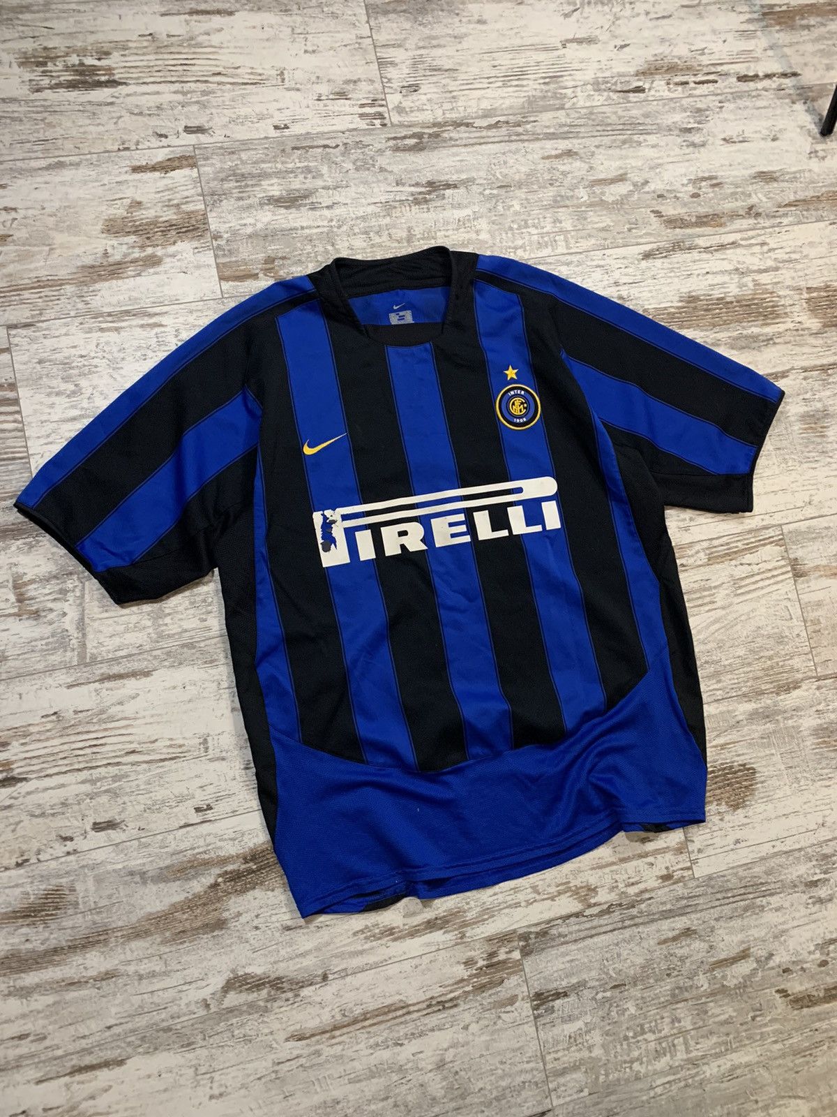 Nike Nike inter vintage soccer Jersey martins 90s L firelli drill Size US L / EU 52-54 / 3 - 2 Thumbnail