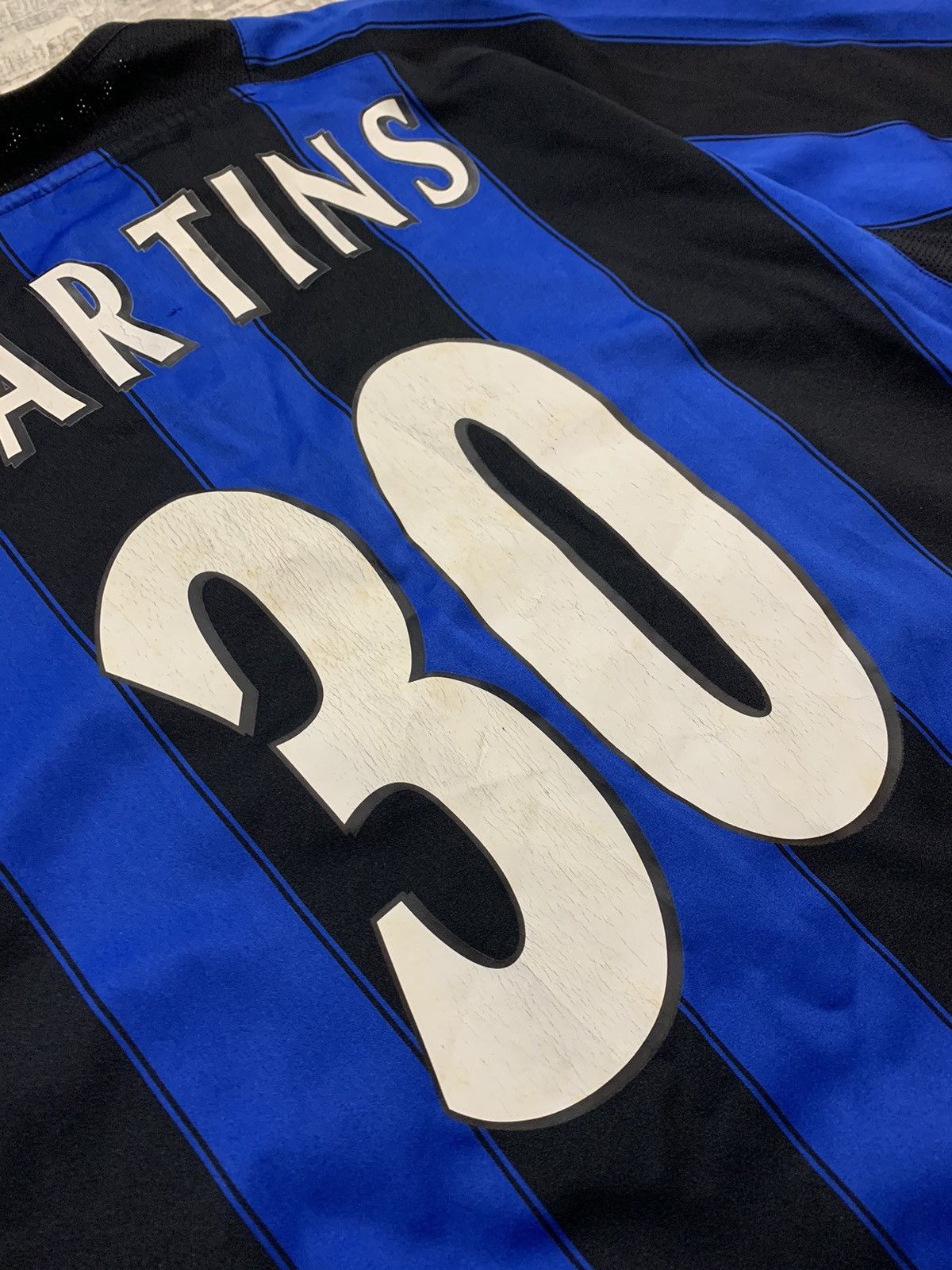 Nike Nike inter vintage soccer Jersey martins 90s L firelli drill Size US L / EU 52-54 / 3 - 9 Thumbnail