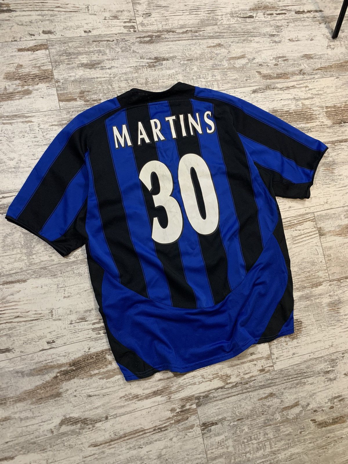 Nike Nike inter vintage soccer Jersey martins 90s L firelli drill Size US L / EU 52-54 / 3 - 1 Thumbnail
