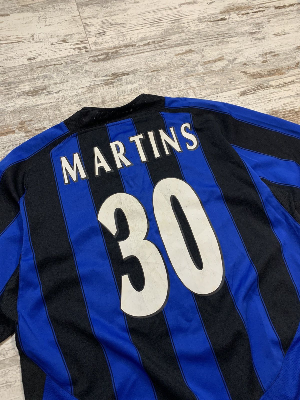 Nike Nike inter vintage soccer Jersey martins 90s L firelli drill Size US L / EU 52-54 / 3 - 4 Thumbnail