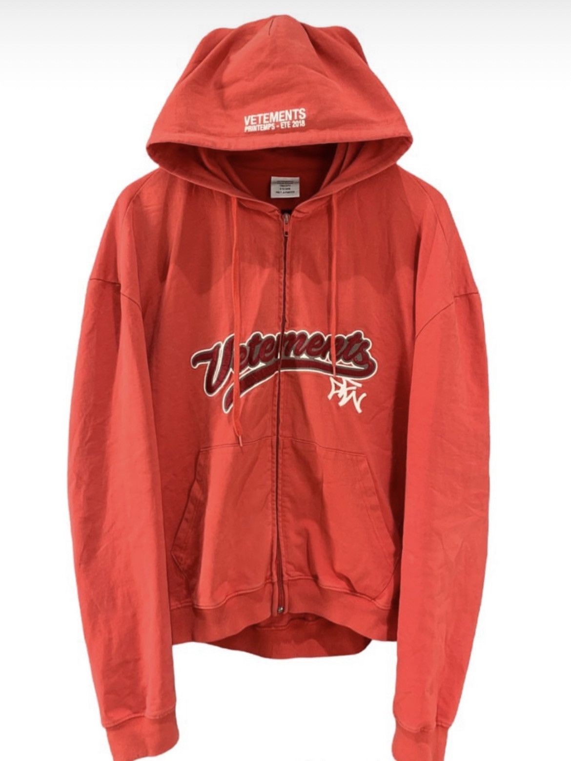 Vetements bro zip hoodie top