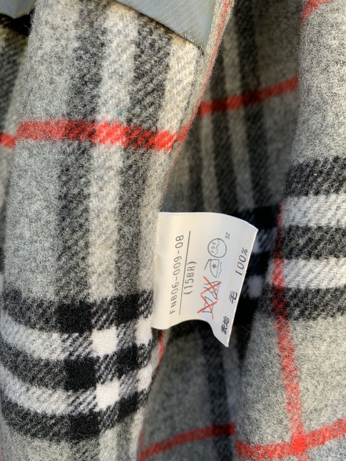 Burberry VINTAGE BURBERRYS COAT NOVA CHECK JACKET OVERCOAT WOOL Size US L / EU 52-54 / 3 - 15 Thumbnail