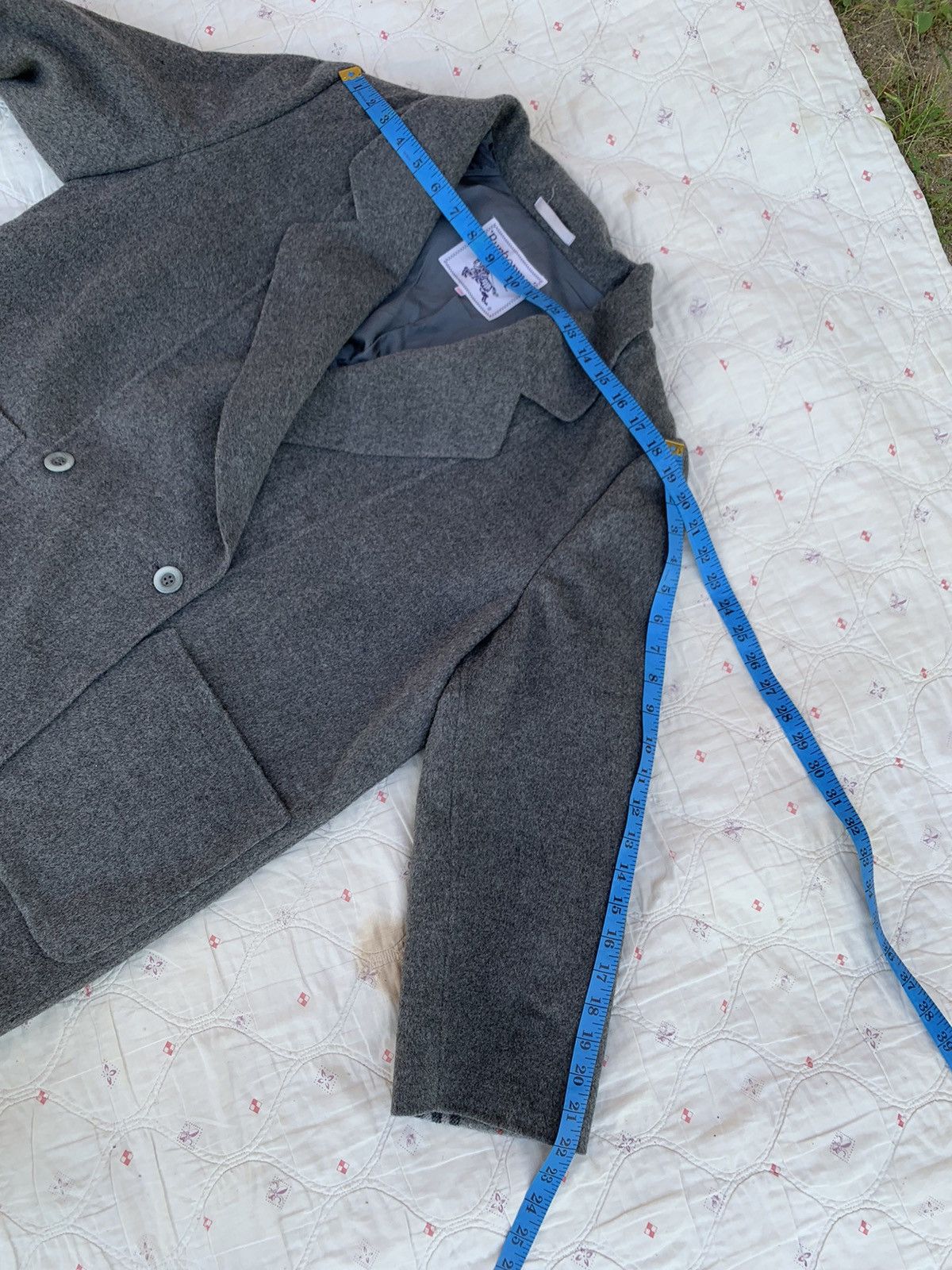 Burberry VINTAGE BURBERRYS COAT NOVA CHECK JACKET OVERCOAT WOOL Size US L / EU 52-54 / 3 - 18 Thumbnail
