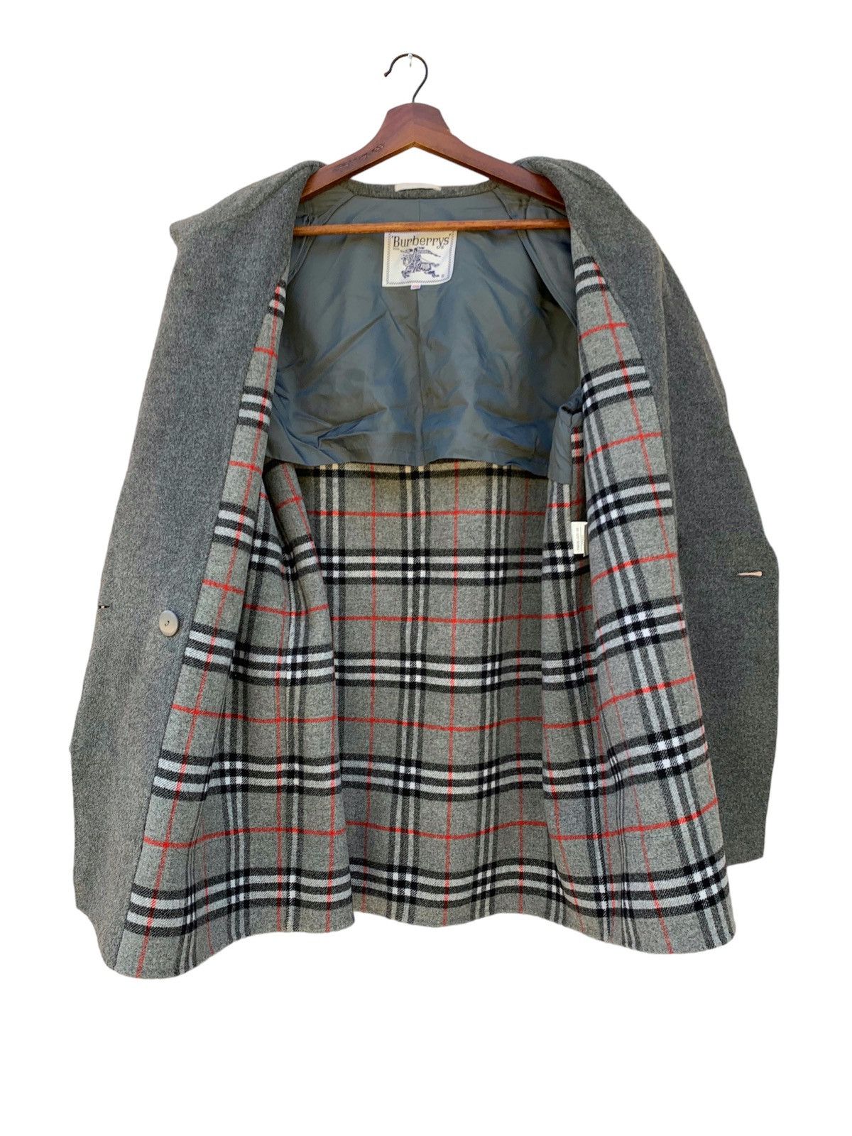 Burberry × Vintage Nova Check Lamb Nappa leather Jacket Burberrys