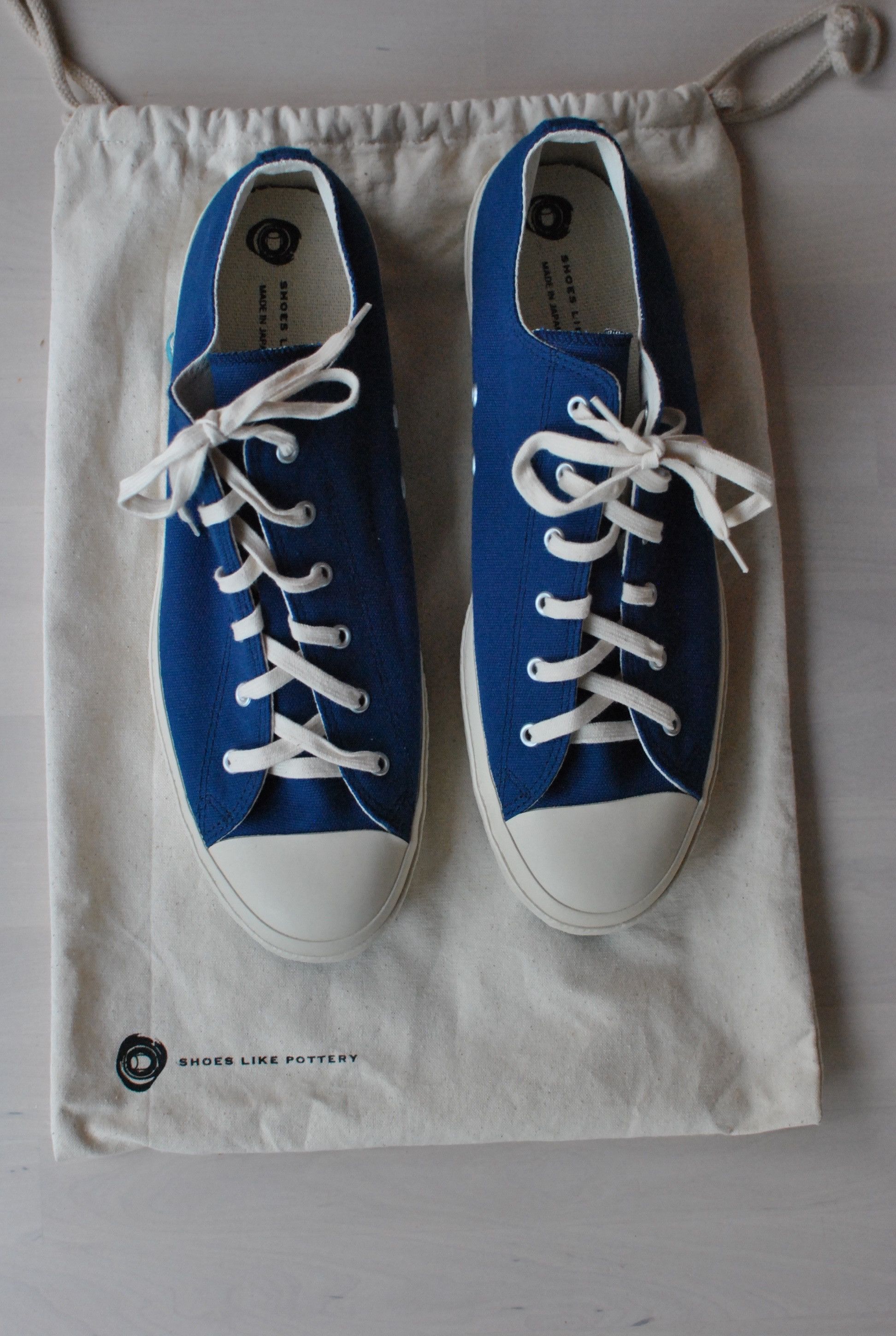 Shoes Like Pottery Blue low top canvas sneakers Size US 11 / EU 44 - 1 Preview