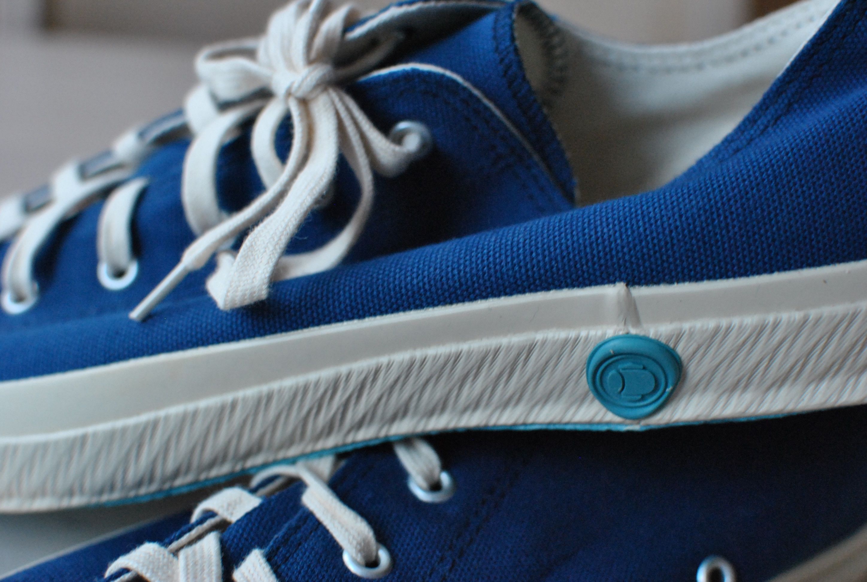 Shoes Like Pottery Blue low top canvas sneakers Size US 11 / EU 44 - 4 Preview