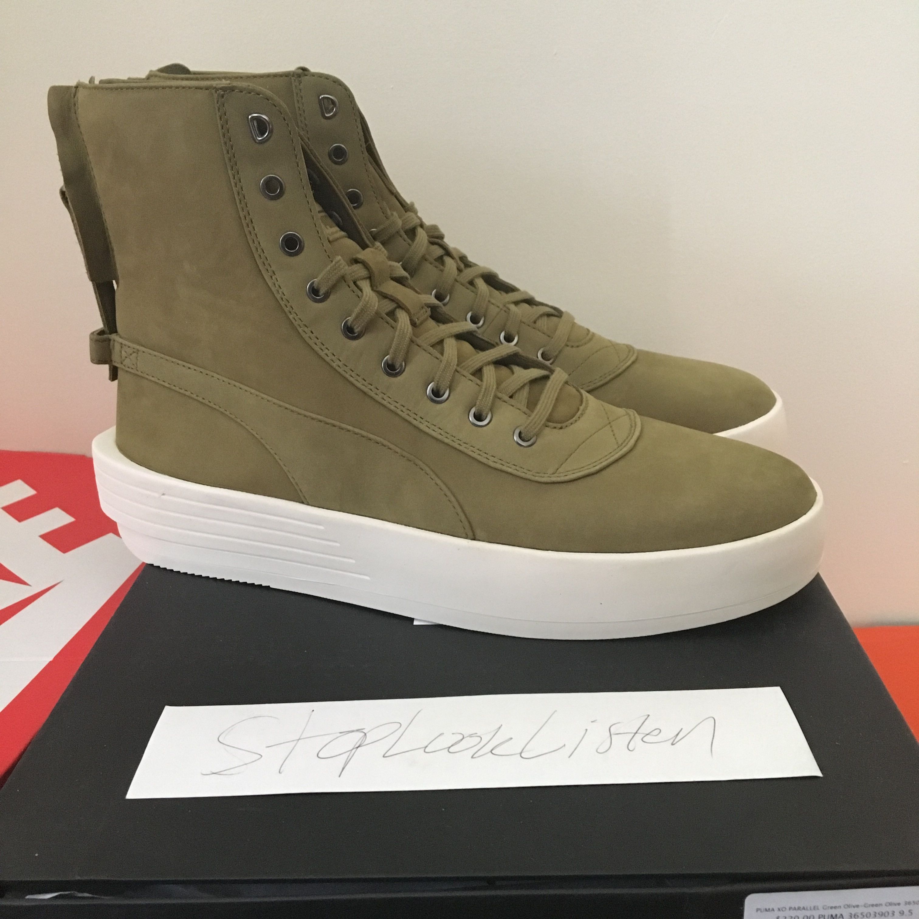 Puma xo parallel hot sale olive green