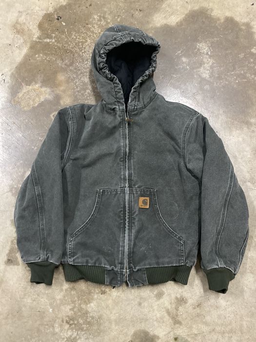 Vintage Carhartt Army Green Jacket Grailed