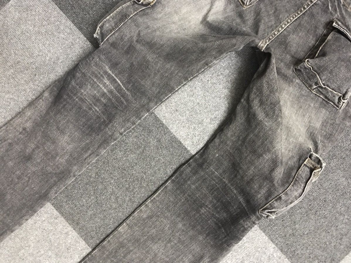 Japanese Brand GLOBAL WORK 3D 8 Pockets Cargo Jeans Size US 31 - 12 Thumbnail