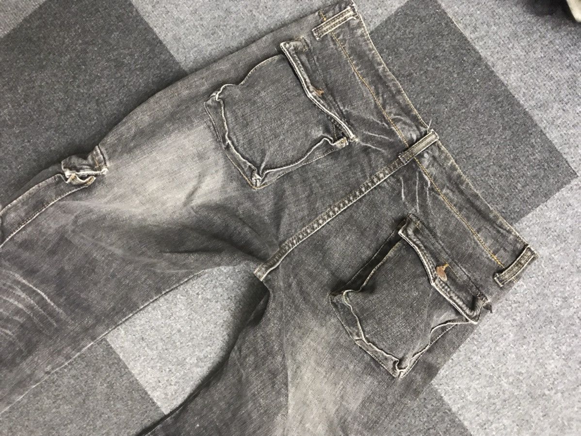 Japanese Brand GLOBAL WORK 3D 8 Pockets Cargo Jeans Size US 31 - 11 Thumbnail