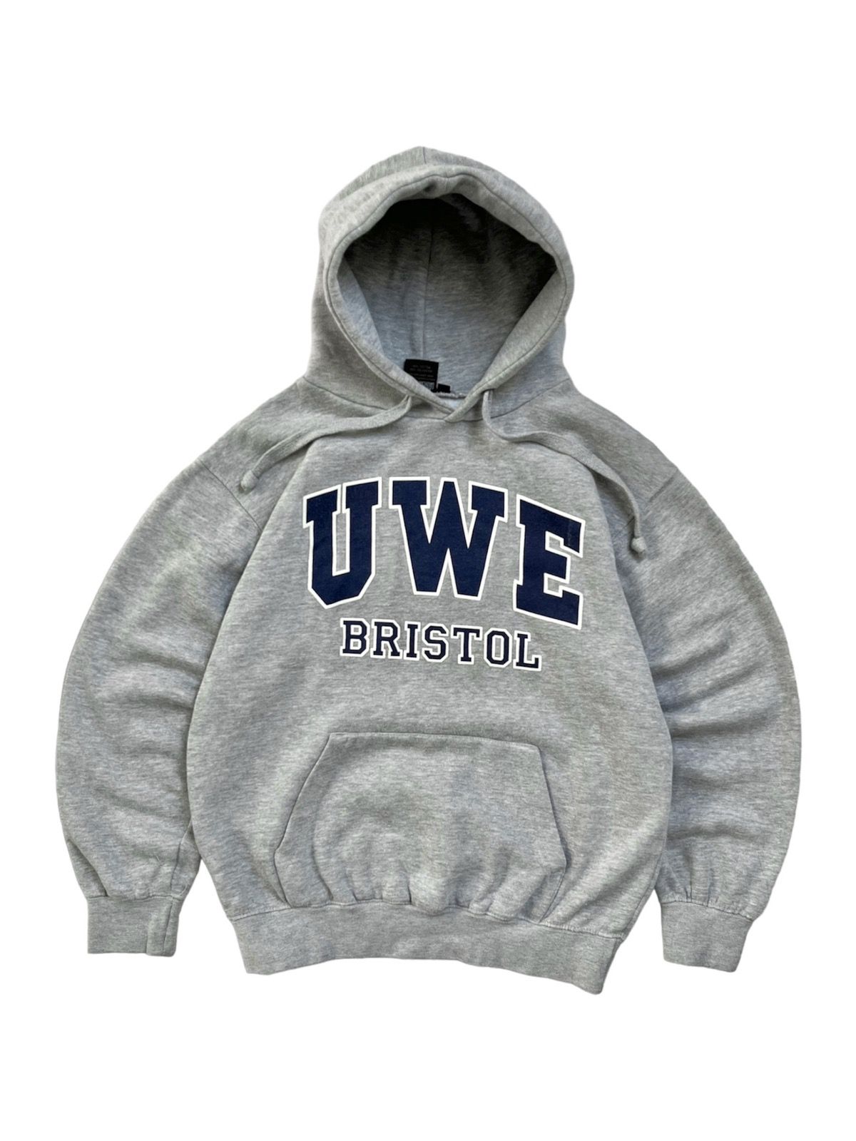 Pre-owned American College X Vintage Uwe Bristol Vintage University College Hoodie In Grey