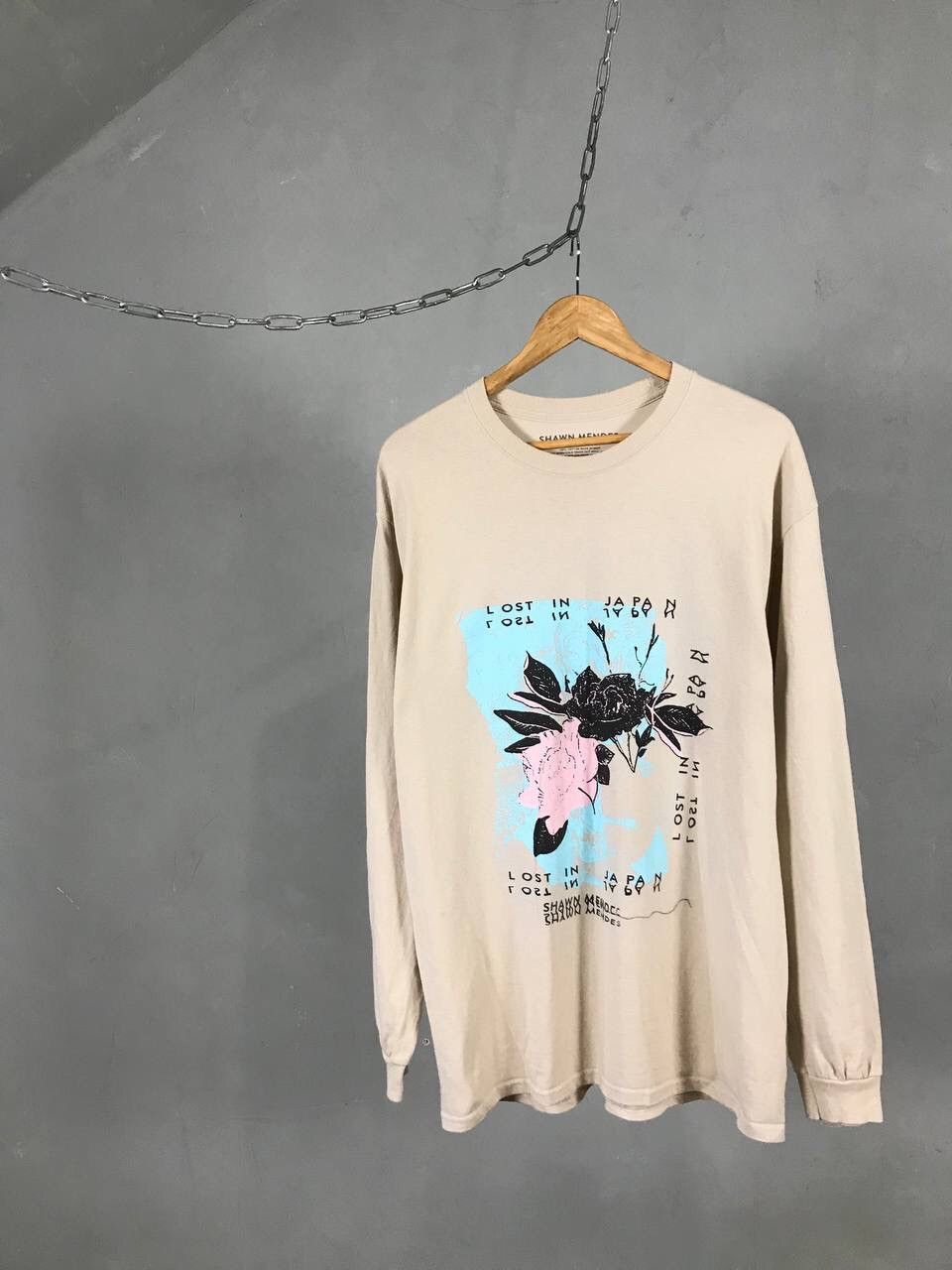 Band Tees × Japanese Brand Shawn Mendes Lost in Japan streetwear band tee longsleeve Size US L / EU 52-54 / 3 - 1 Thumbnail