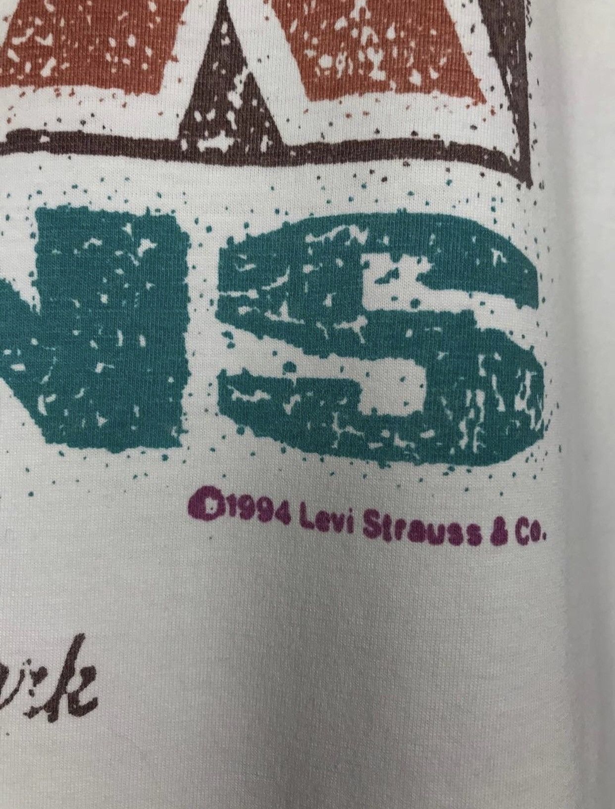Levi's Levi’s 1994 American vintage streetwear tee Size US L / EU 52-54 / 3 - 4 Thumbnail