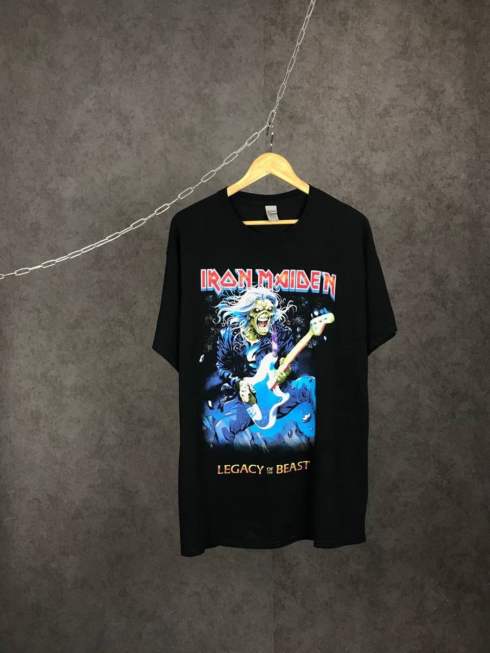 Band Tees Iron Maiden vintage rock band tee Size US XL / EU 56 / 4 - 1 Thumbnail
