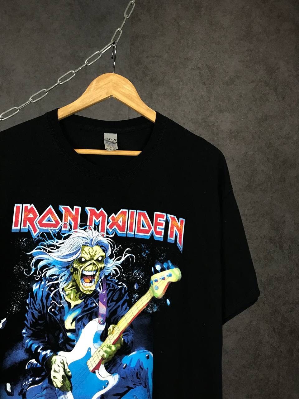 Band Tees Iron Maiden vintage rock band tee Size US XL / EU 56 / 4 - 2 Thumbnail