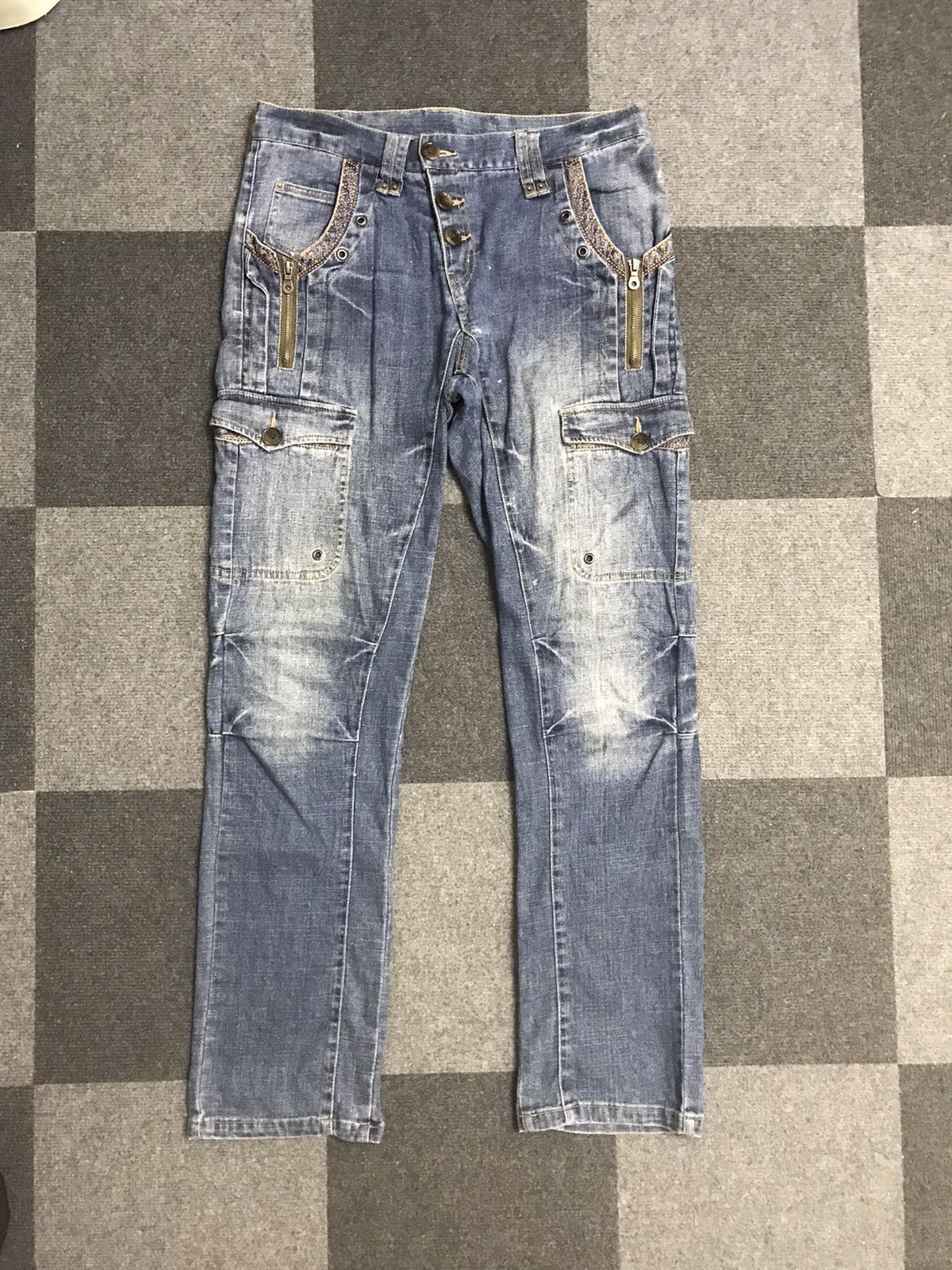 Archival PPFM Japan Seditionaries Soft Multipockets Jeans