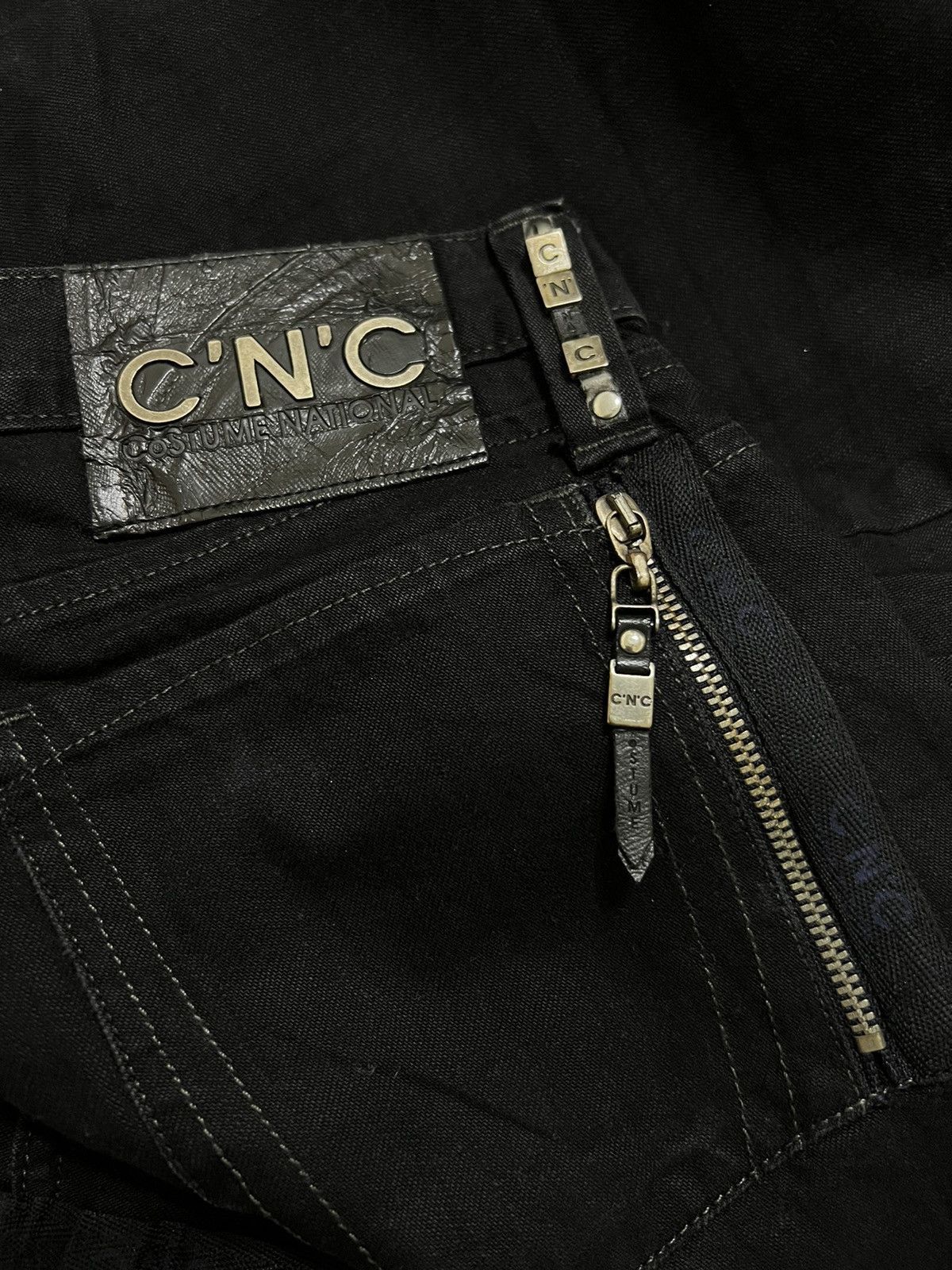 Costume National ARCHIVE🔥Costume National Bondage Zipper & Pockets Denim Size US 29 - 8 Thumbnail