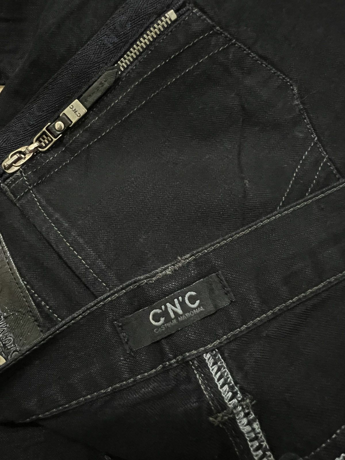 Costume National ARCHIVE🔥Costume National Bondage Zipper & Pockets Denim Size US 29 - 9 Thumbnail