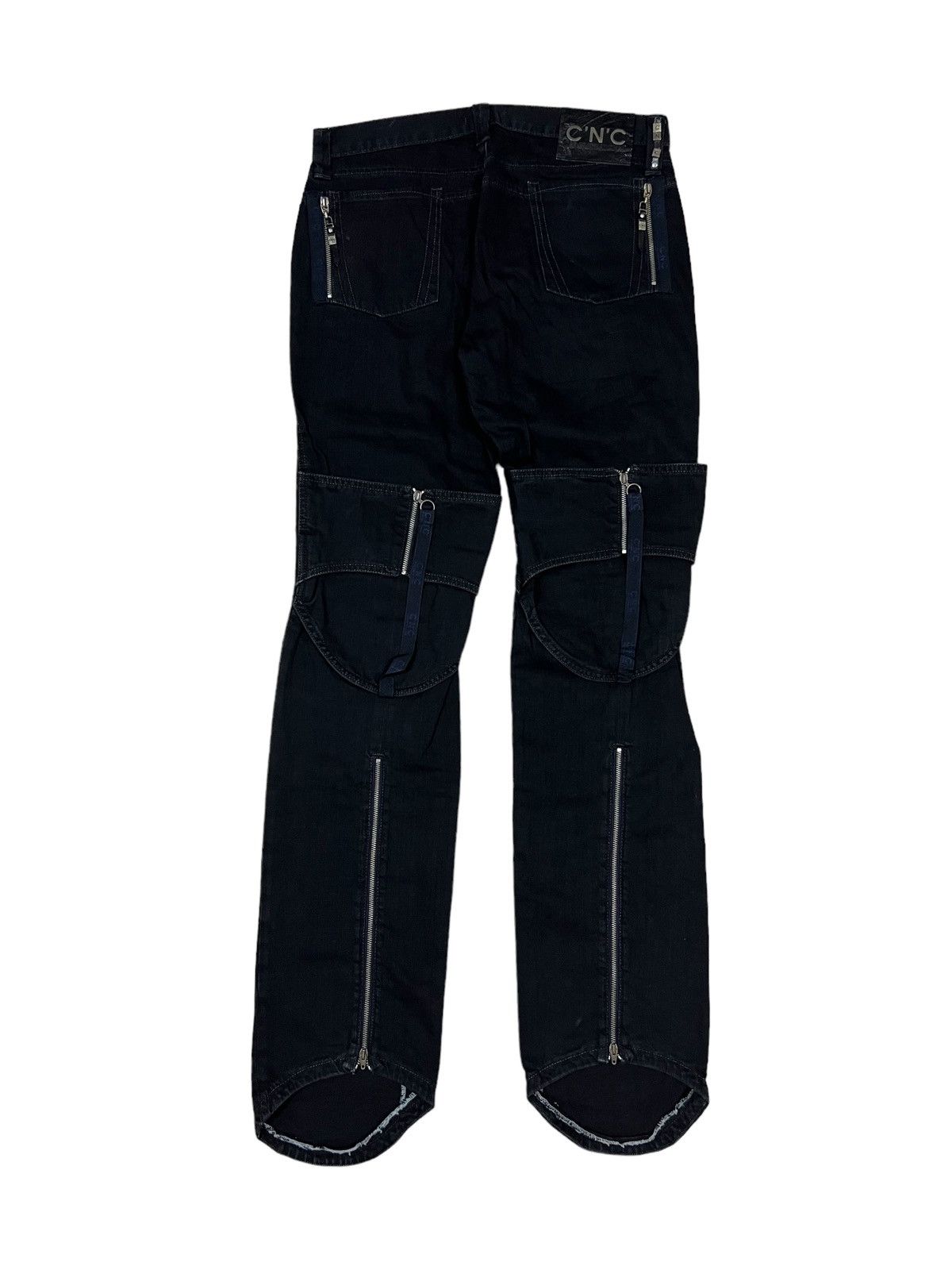 Costume National ARCHIVE🔥Costume National Bondage Zipper & Pockets Denim Size US 29 - 2 Thumbnail