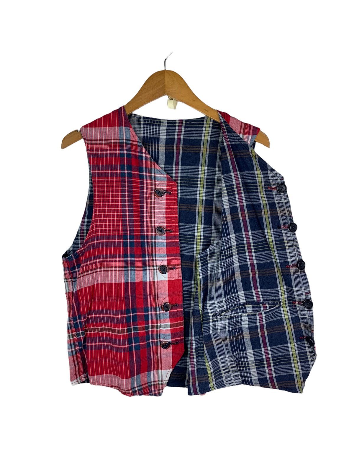 Engineered Garments Vintage Engineered Garments Reversible Vest Rare Design Size US XS / EU 42 / 0 - 16 Thumbnail