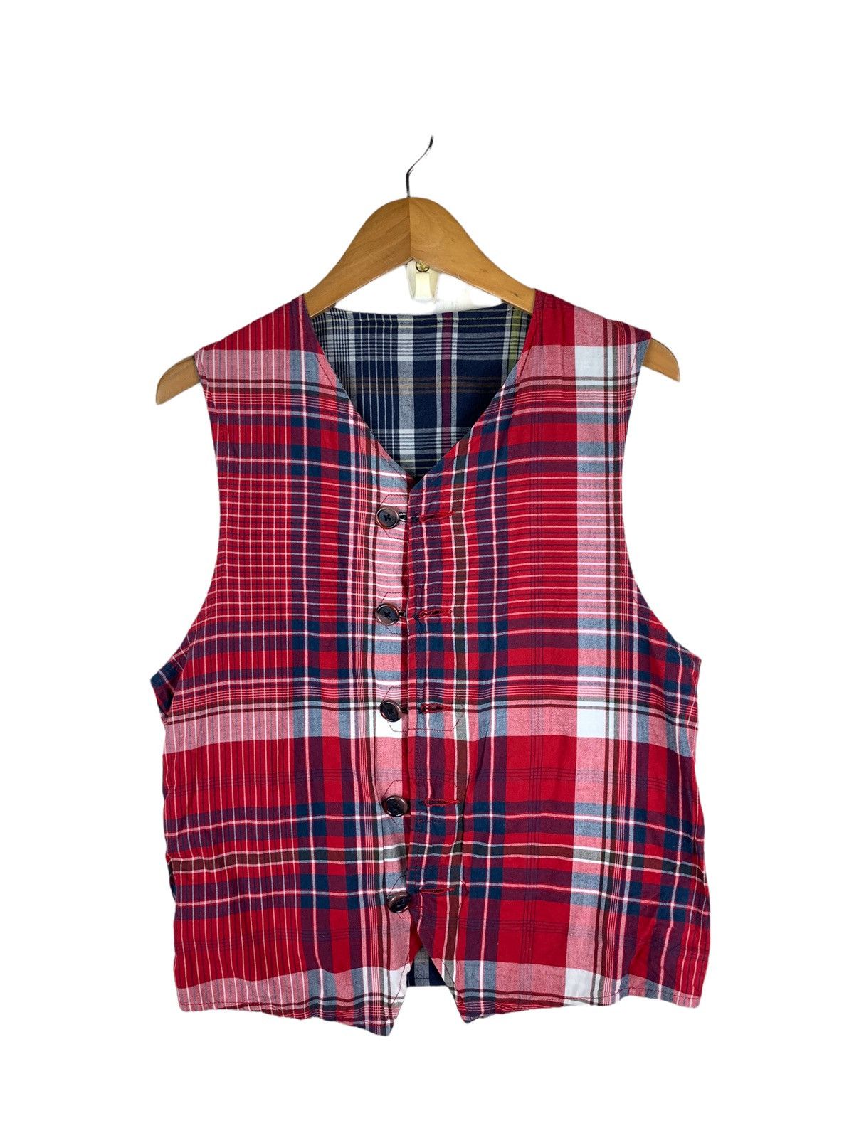 Engineered Garments Vintage Engineered Garments Reversible Vest Rare Design Size US XS / EU 42 / 0 - 13 Thumbnail