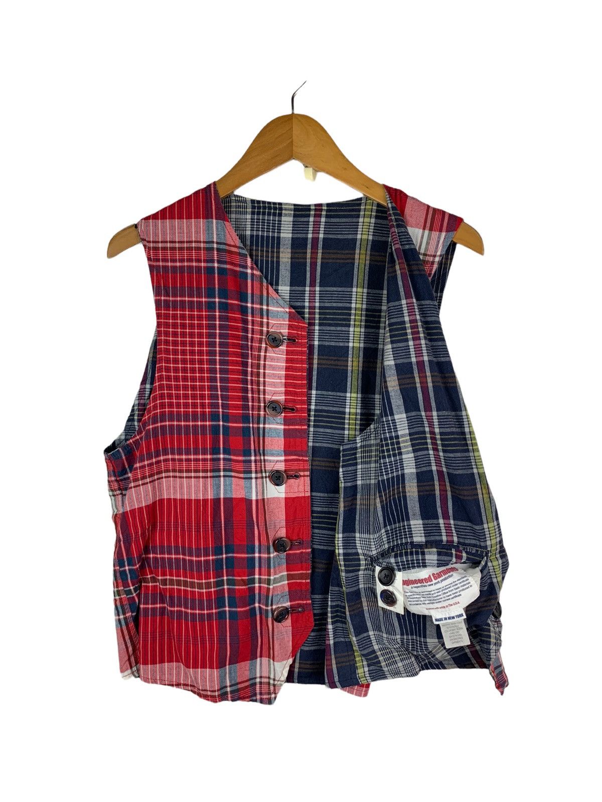 Engineered Garments Vintage Engineered Garments Reversible Vest Rare Design Size US XS / EU 42 / 0 - 20 Thumbnail