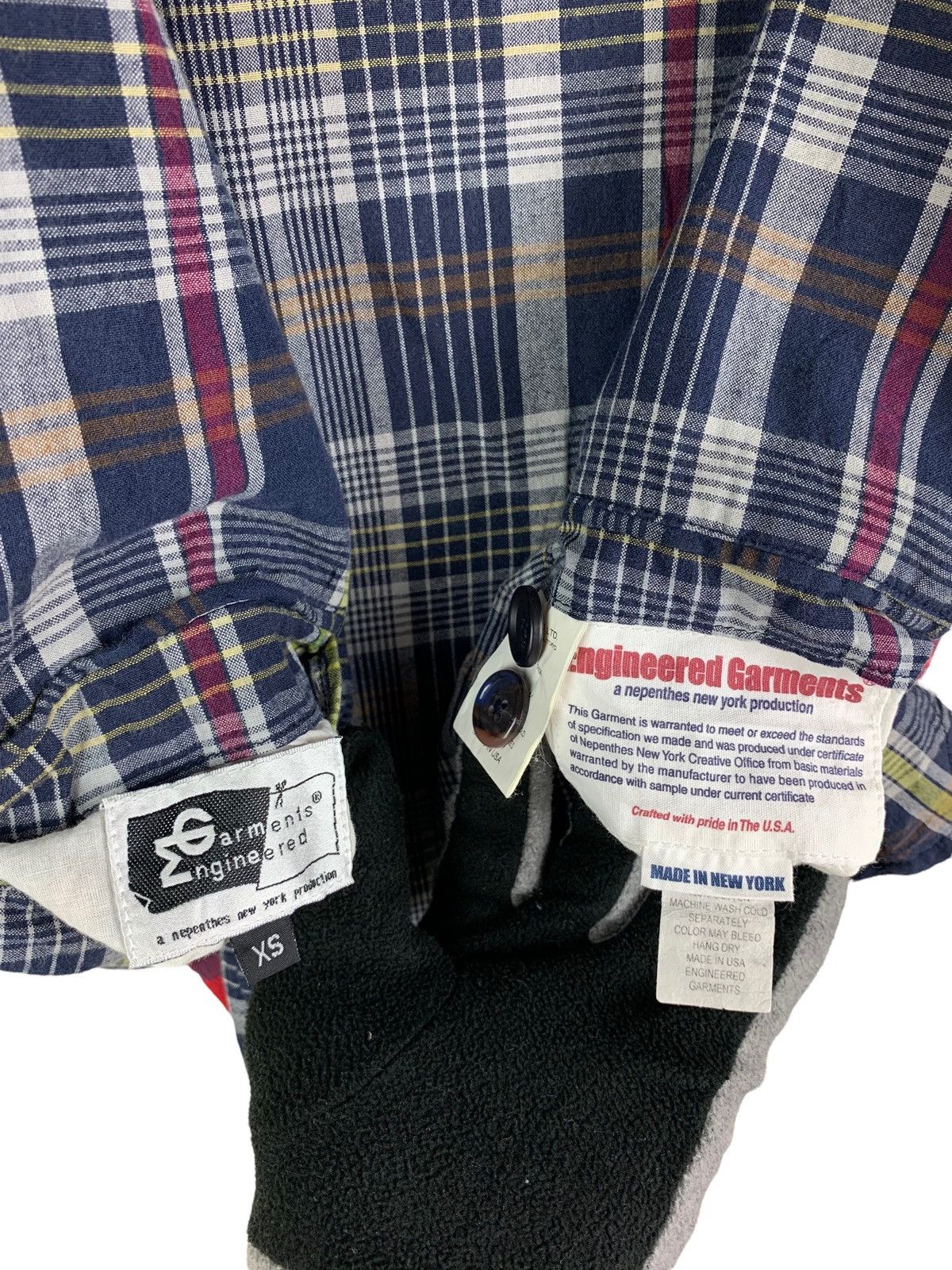Engineered Garments Vintage Engineered Garments Reversible Vest Rare Design Size US XS / EU 42 / 0 - 21 Thumbnail