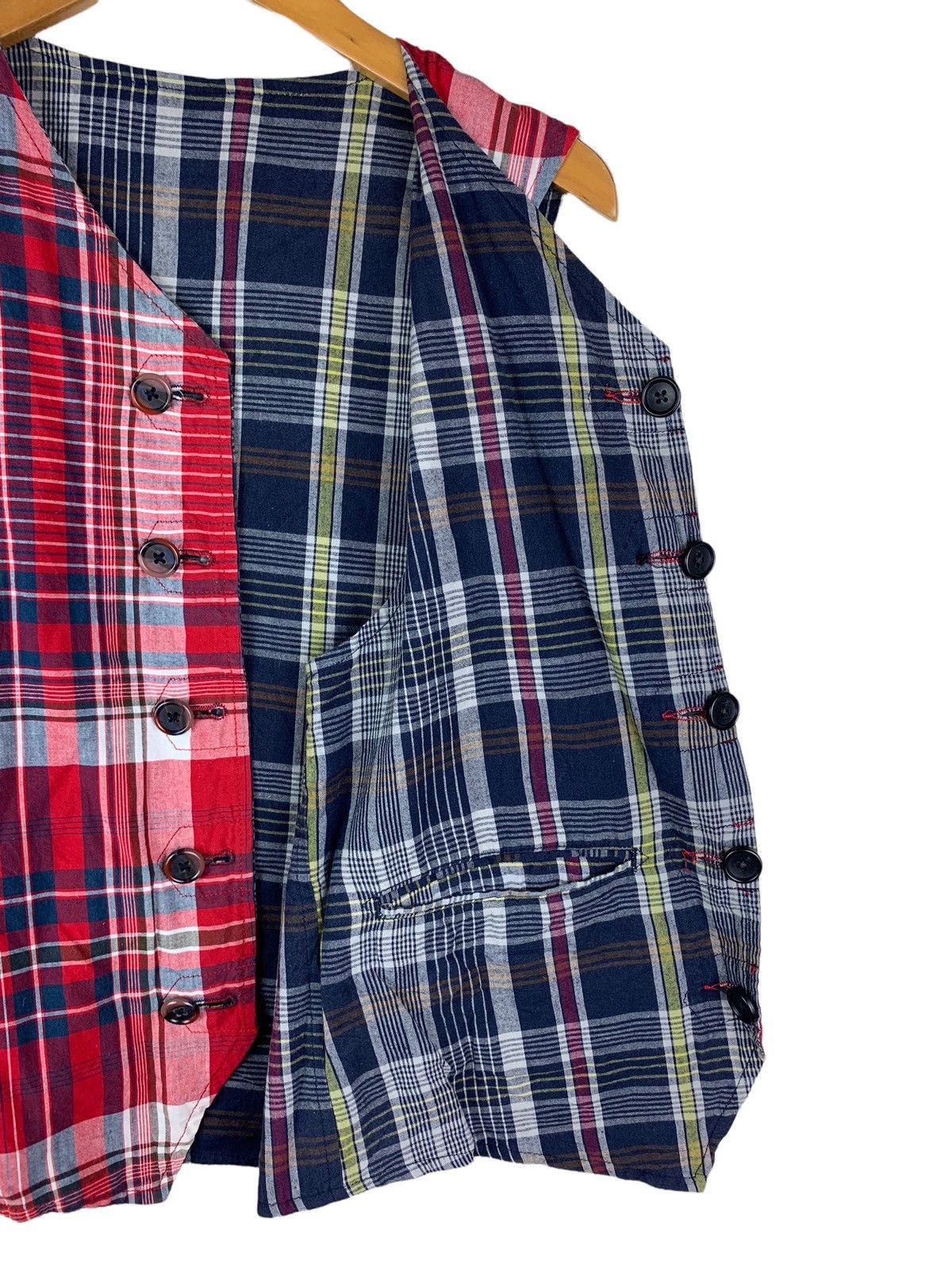 Engineered Garments Vintage Engineered Garments Reversible Vest Rare Design Size US XS / EU 42 / 0 - 19 Thumbnail