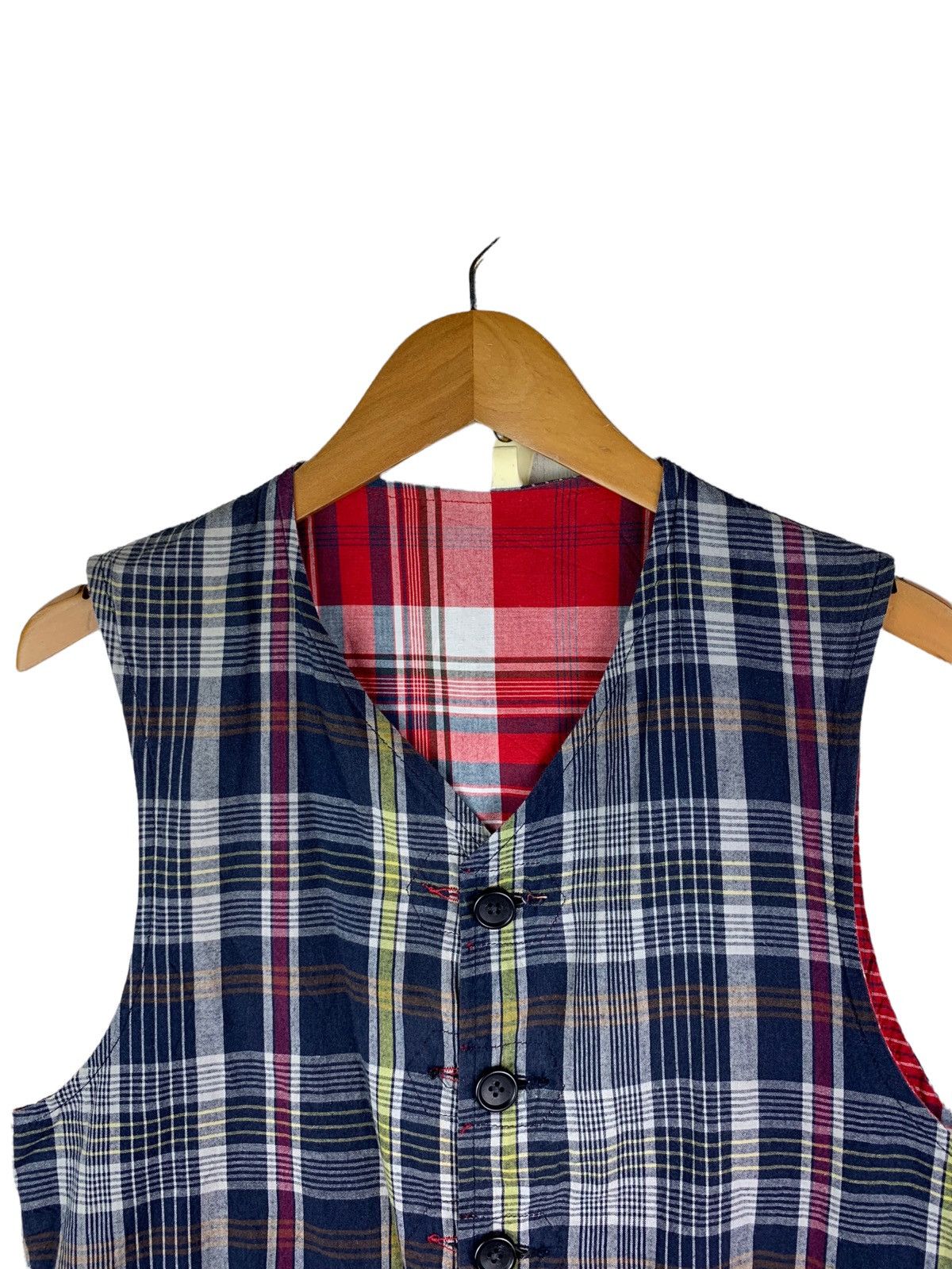 Engineered Garments Vintage Engineered Garments Reversible Vest Rare Design Size US XS / EU 42 / 0 - 5 Thumbnail