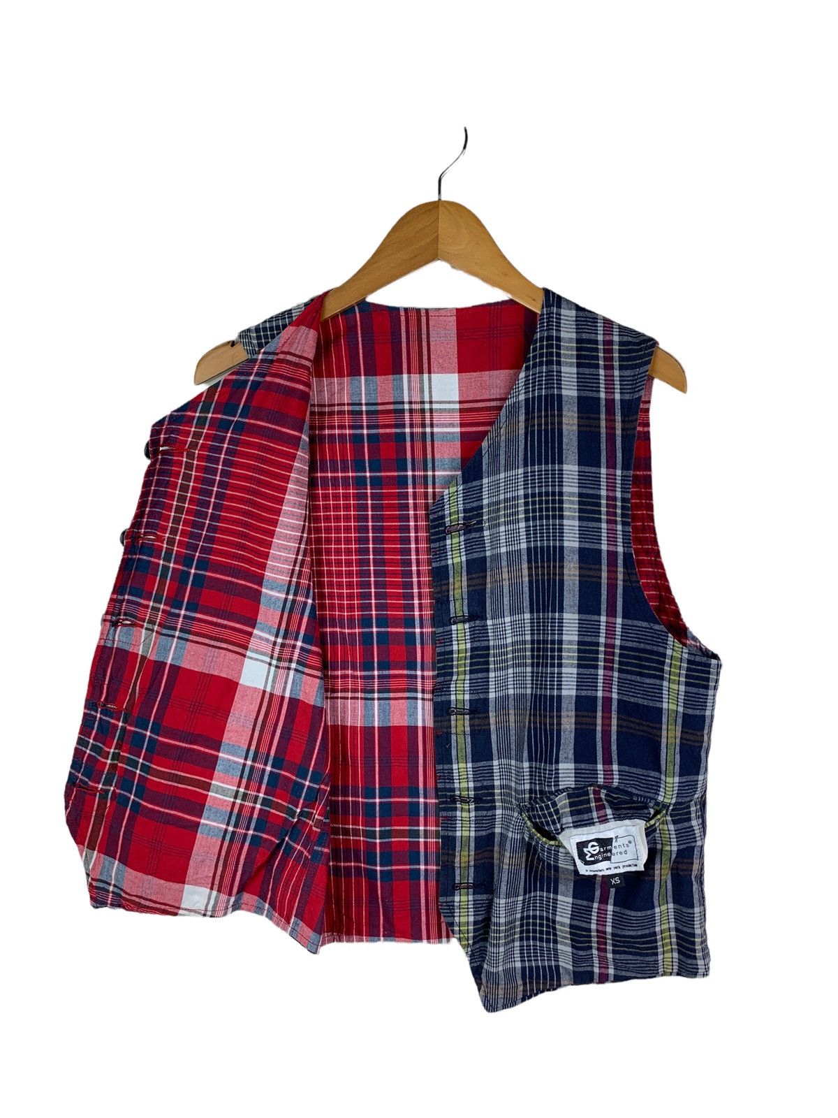 Engineered Garments Vintage Engineered Garments Reversible Vest Rare Design Size US XS / EU 42 / 0 - 2 Thumbnail