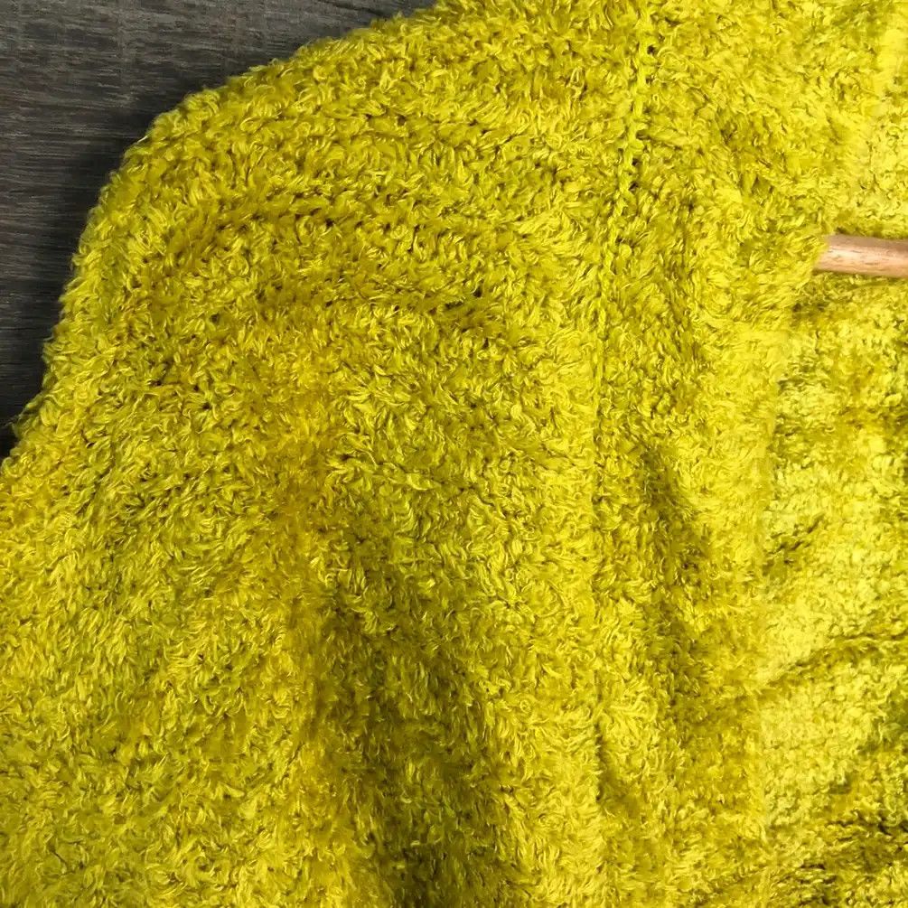 Aran Isles Knitwear × Japanese Brand Oversized Jeansis Shag Shaggy Fur Mohair Knit Cardigan #6524 Size 3XL / US 20-22 - 7 Thumbnail