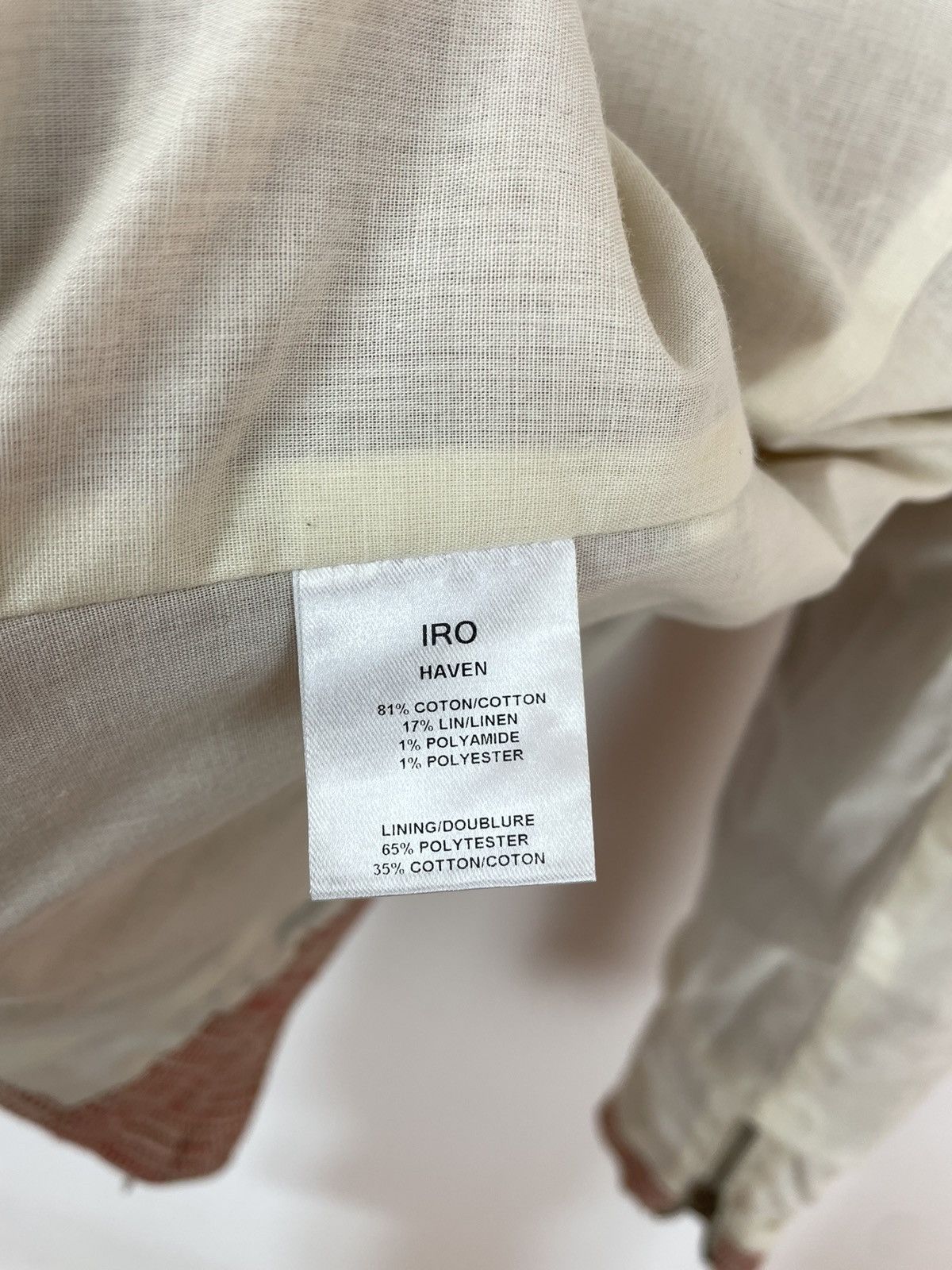 Iro IRO Pink blazer jacket tweed & lurex fabric Womens size 0/XS Size XS / US 0-2 / IT 36-38 - 12 Thumbnail